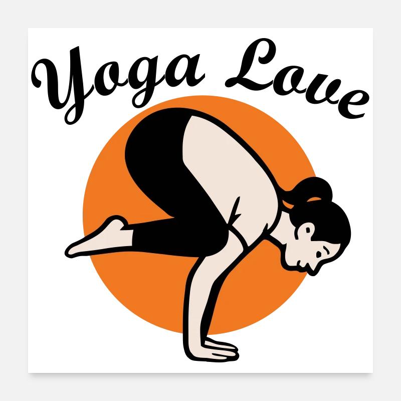 Yoga  Poster 60x60 cm