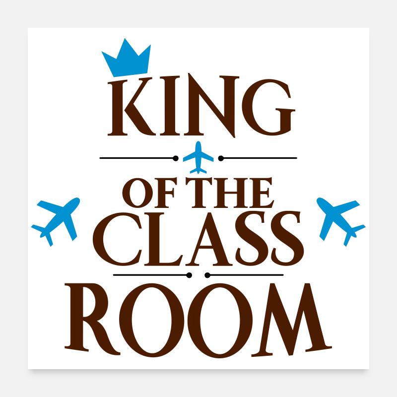 école Poster 60 x 60 cm