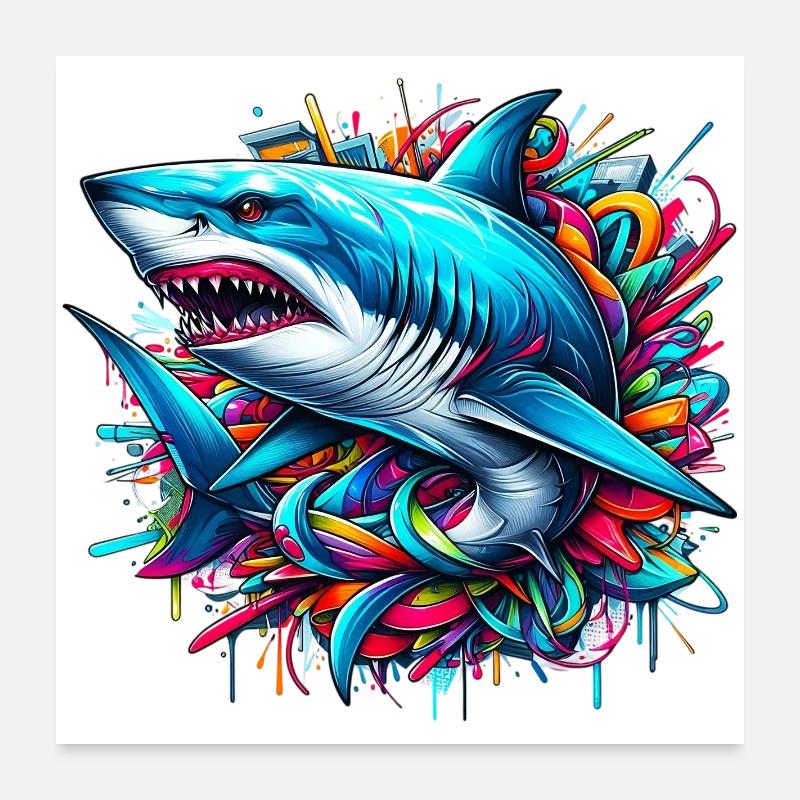 Hai Poster 60x60 cm