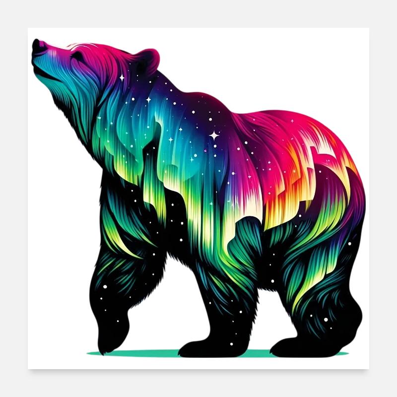 Bär Poster 60x60 cm