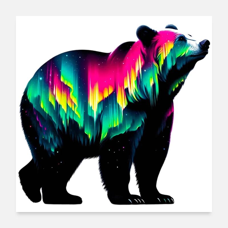 Bear Poster 24" x 24" (60x60 cm)
