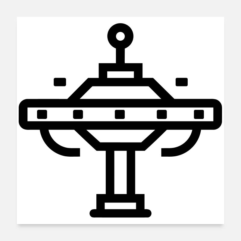 space station Poster 24" x 24" (60x60 cm)