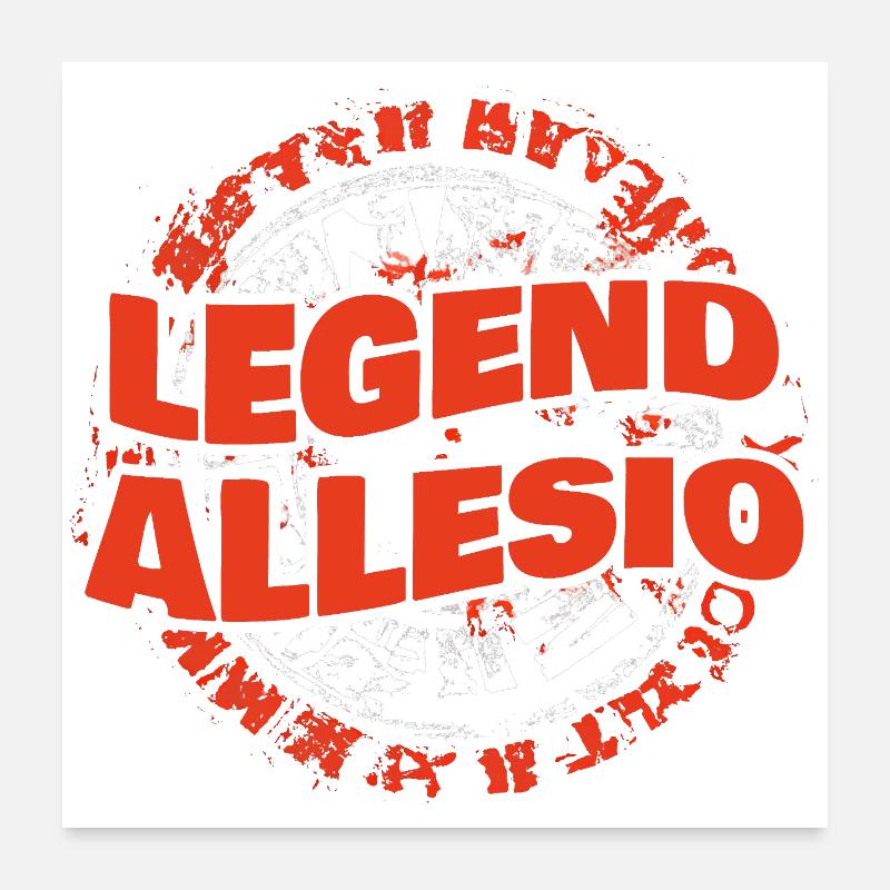 Man Allesio Poster 60 x 60 cm