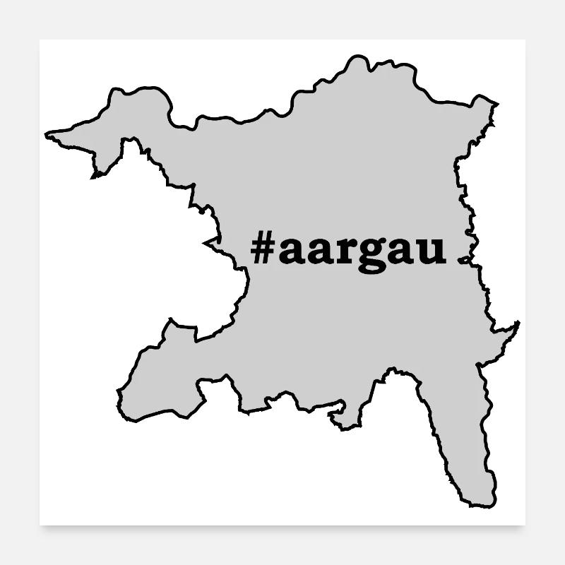 AG Aargau Poster 60x60 cm