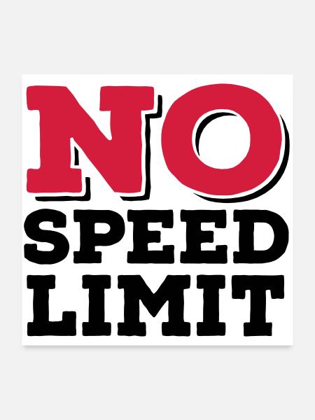 6061912 121780076 speed2 - Poster 60 x 60 cm - blanc - Devant