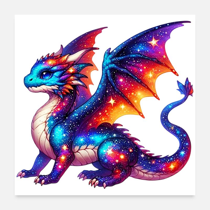 Dragon Poster 24" x 24" (60x60 cm)
