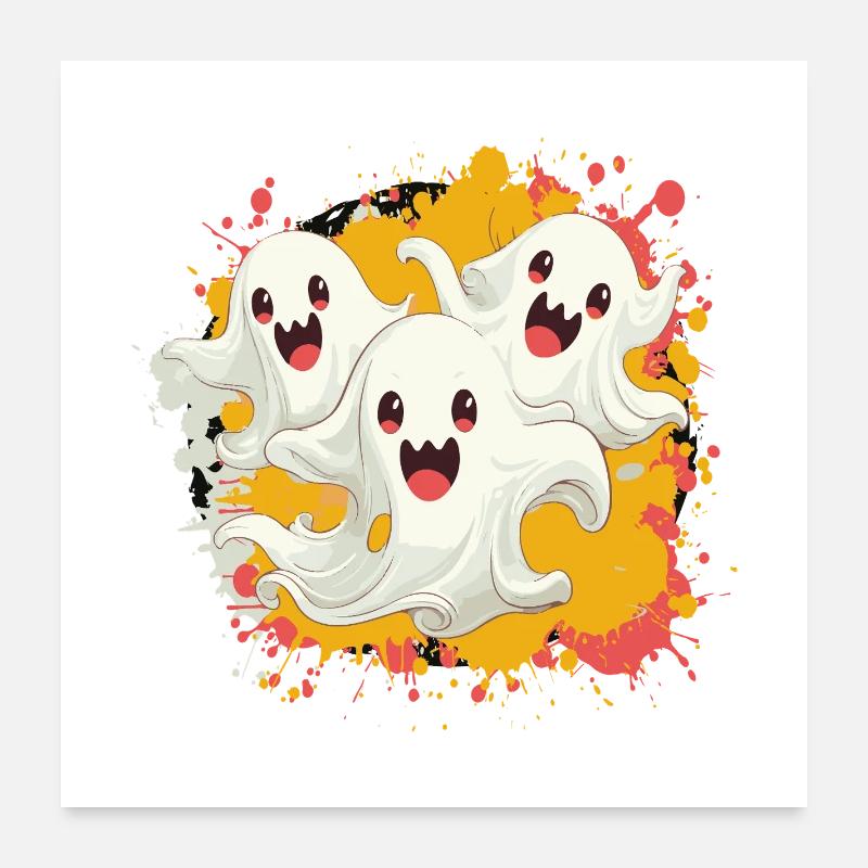 Bande dessinée Ghost Trio Poster 60 x 60 cm