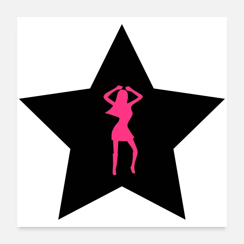 Star danse Poster 60 x 60 cm