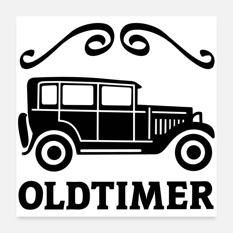 voiture Poster 60 x 60 cm