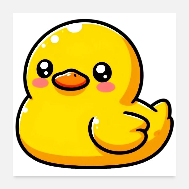 Duckling Duck Duck Duck Poster 24" x 24" (60x60 cm)