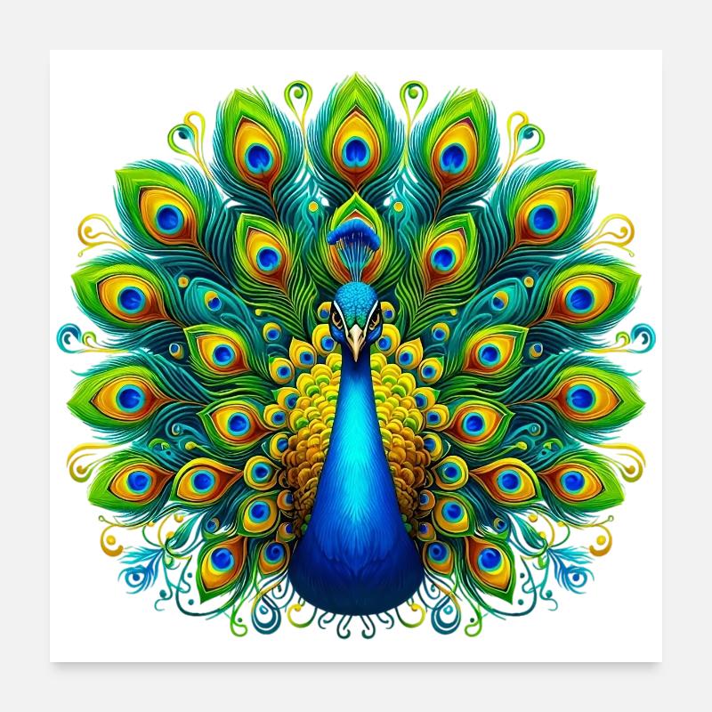 Paon Poster 60 x 60 cm