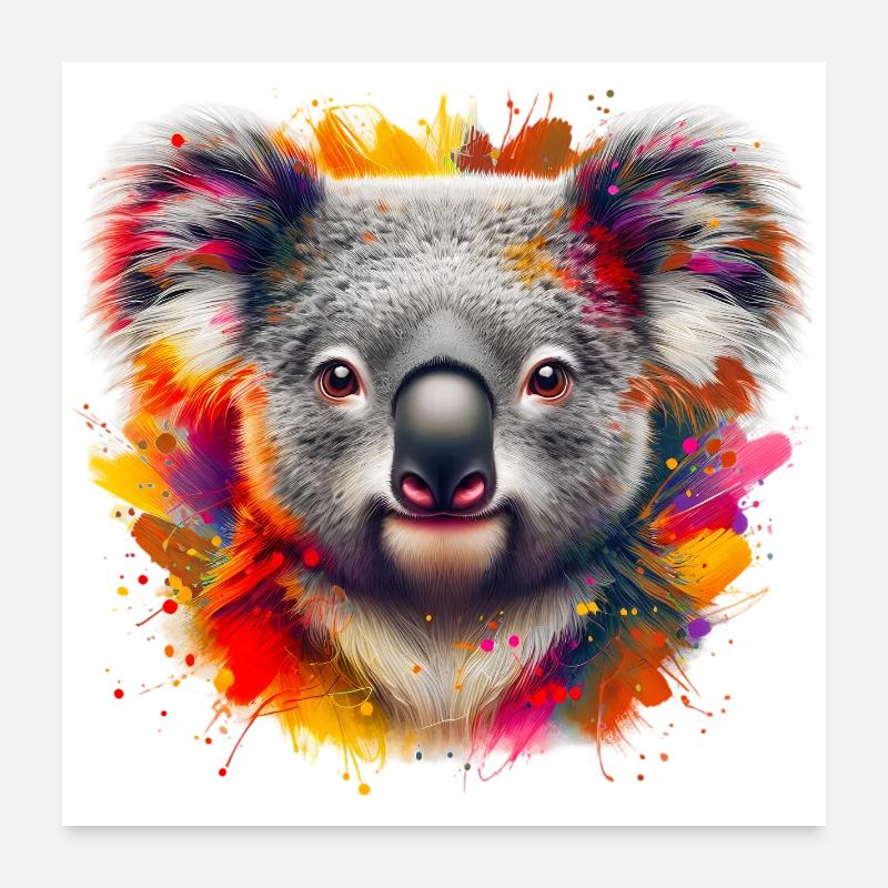 Koala Poster 60x60 cm