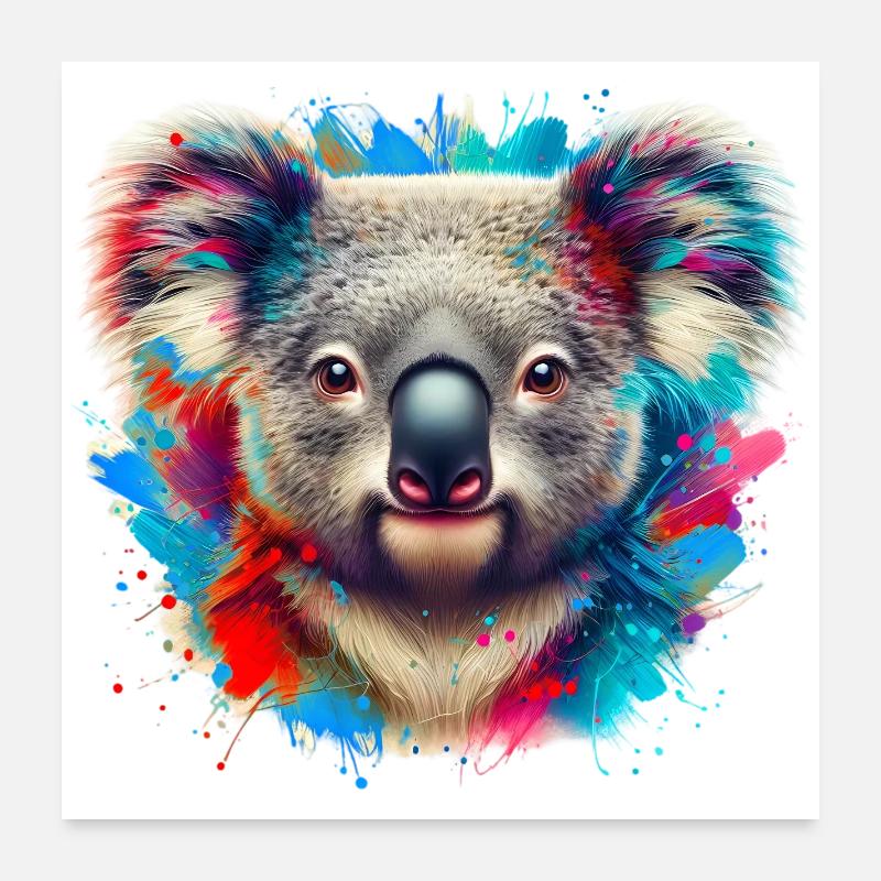 Koala Poster 60x60 cm