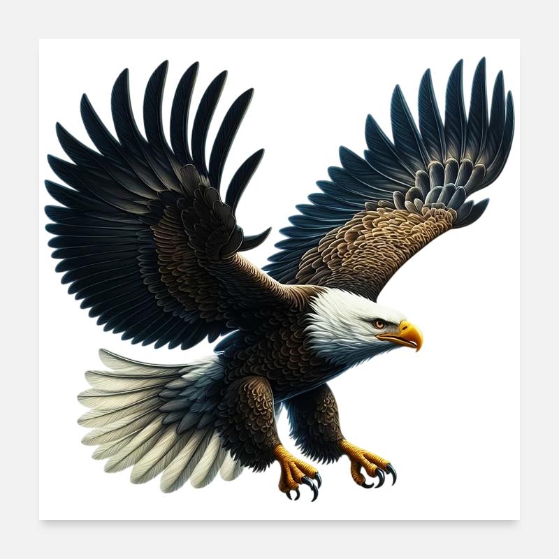 Adler Poster 60x60 cm