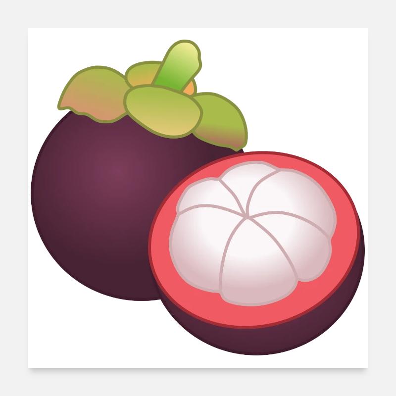 Pop Art du Mangoustan Poster 60 x 60 cm