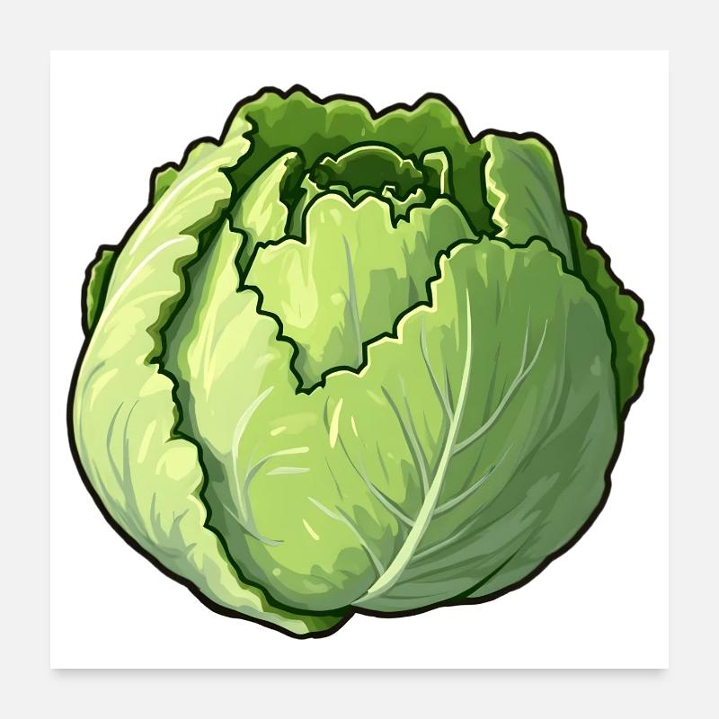 Salat Poster 60x60 cm