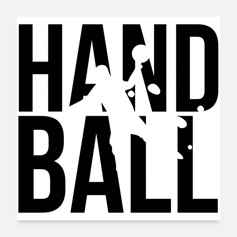 handball Poster 24" x 24" (60x60 cm)