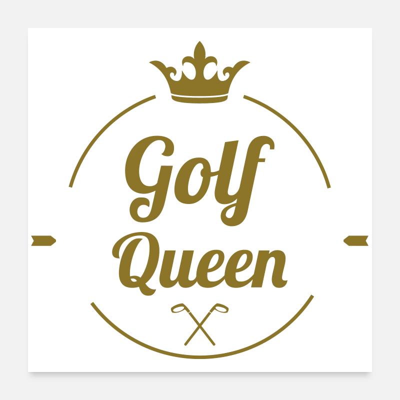 Golf Queen Poster 24" x 24" (60x60 cm)