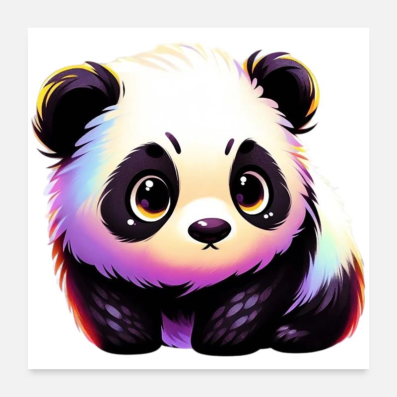 Panda Poster 60 x 60 cm