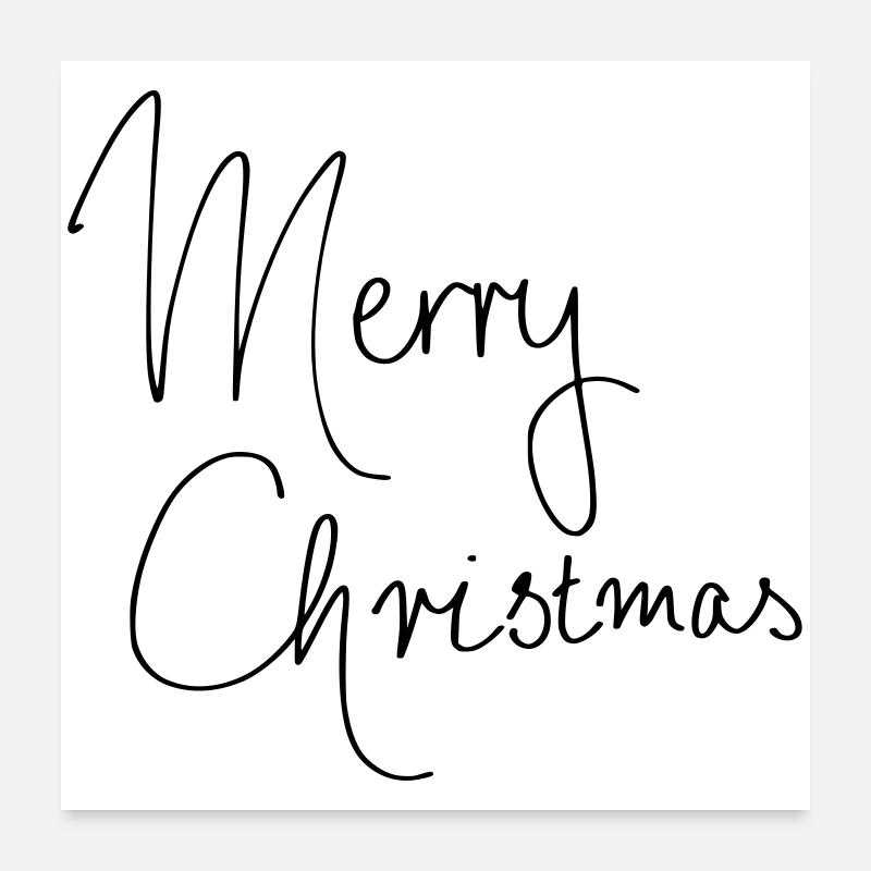 joyeux Noël Poster 60 x 60 cm