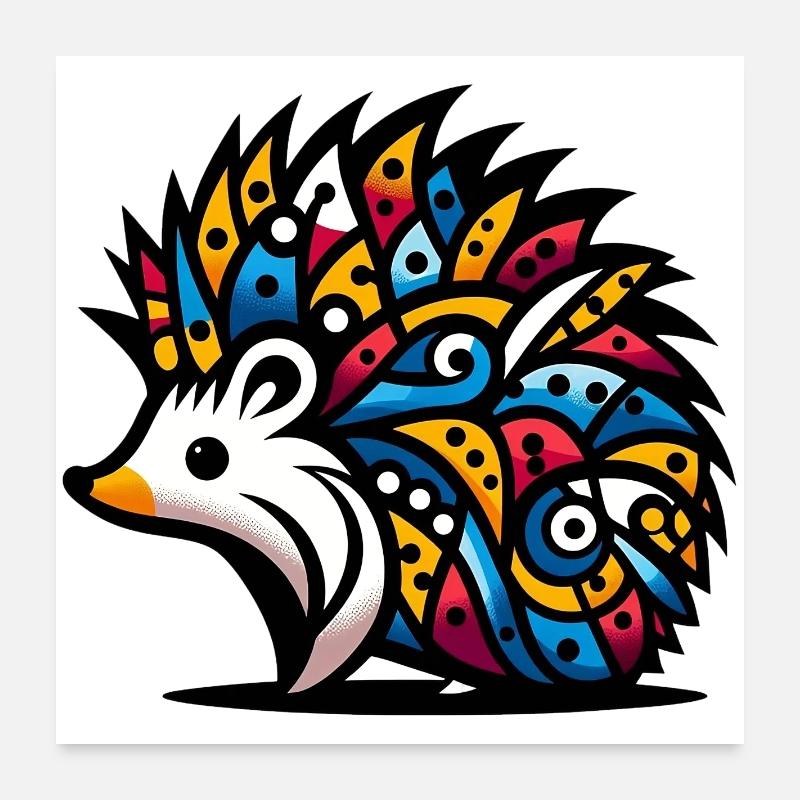 Igel Poster 60x60 cm