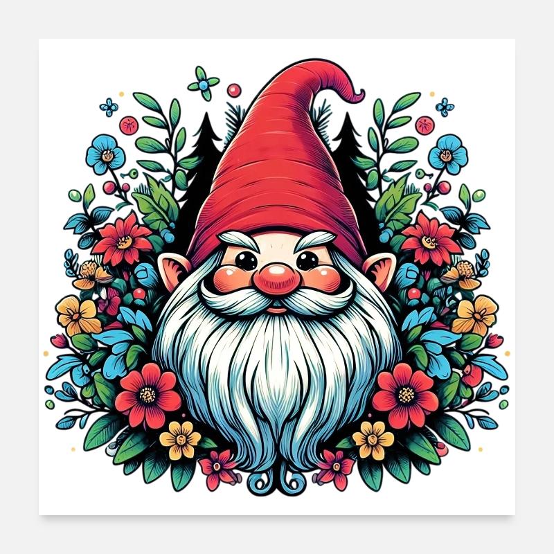 Gnom Poster 60x60 cm