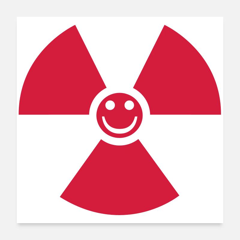 Das Kind von Tschernobyl - Atomkraft Poster 60x60 cm