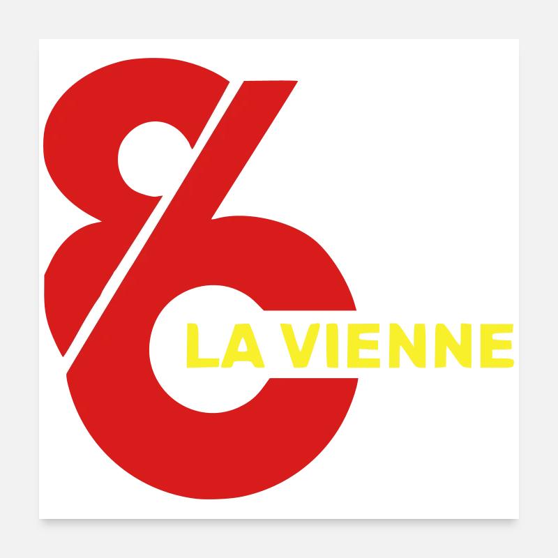 Logo la Vienne 86 Poster 60 x 60 cm