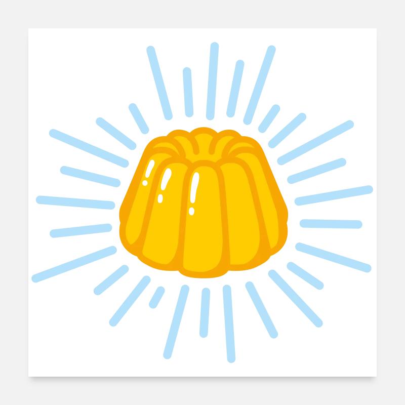 pudding Poster 60 x 60 cm