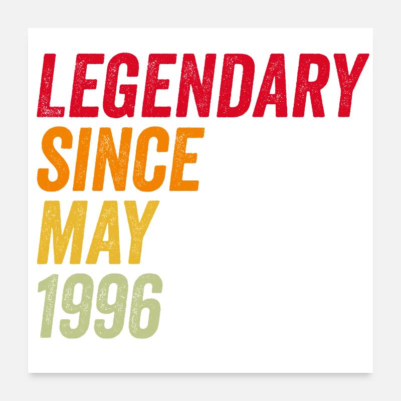 30. Geburtstag 30 Jahre Geburtstag Poster 60x60 cm