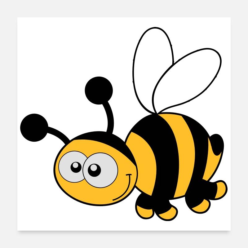 Bee - Bee - Miel Poster 60 x 60 cm