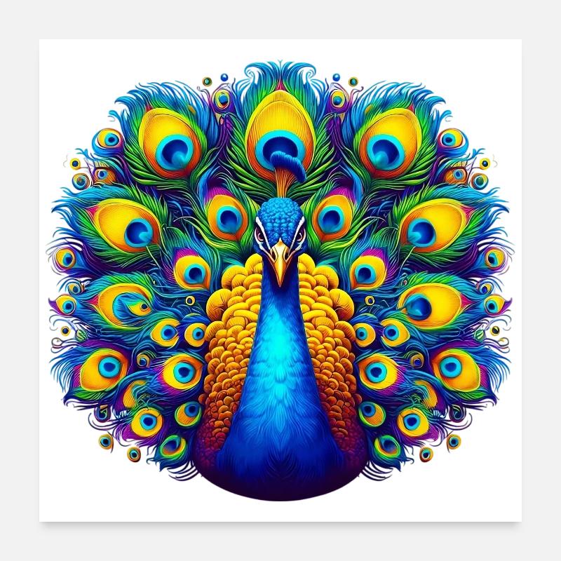 Paon Poster 60 x 60 cm