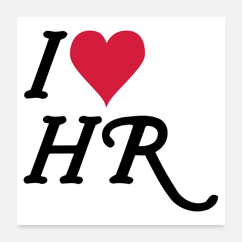 J'aime RH Poster 60 x 60 cm