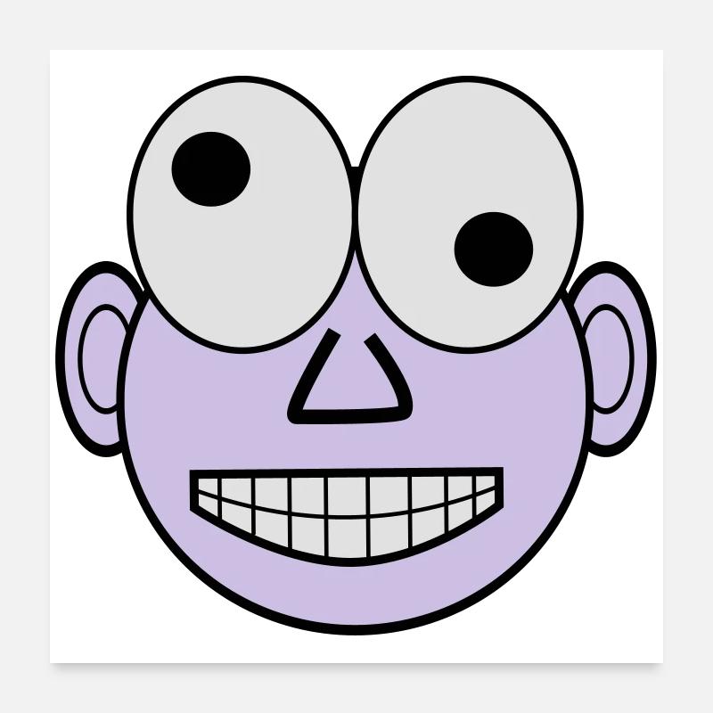 funny face Poster 60 x 60 cm