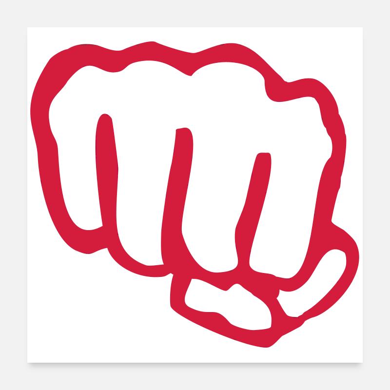 poing Poster 60 x 60 cm