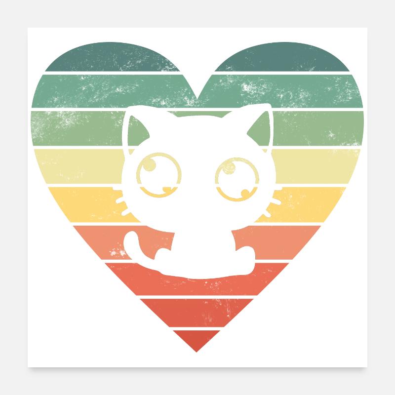 Chats Chats Poster 60 x 60 cm