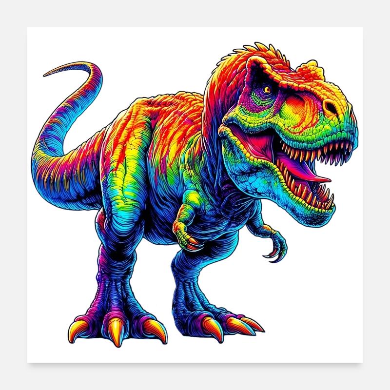 Dinosaure Poster 60 x 60 cm