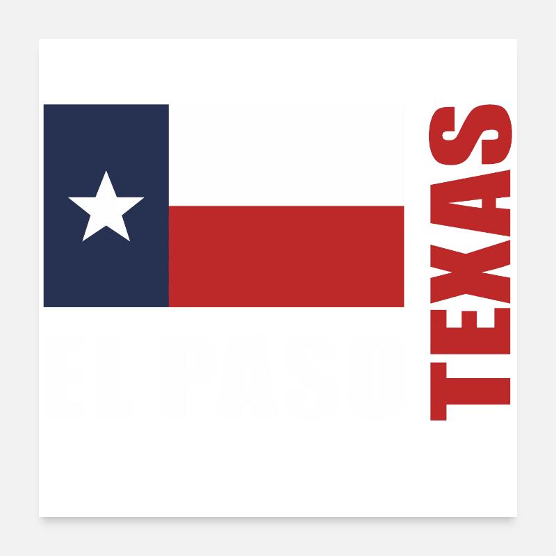 El Paso Poster 60x60 cm