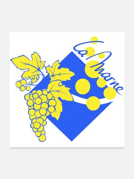 Logo revisited the Marne - Poster 24" x 24" (60x60 cm) - white - Front