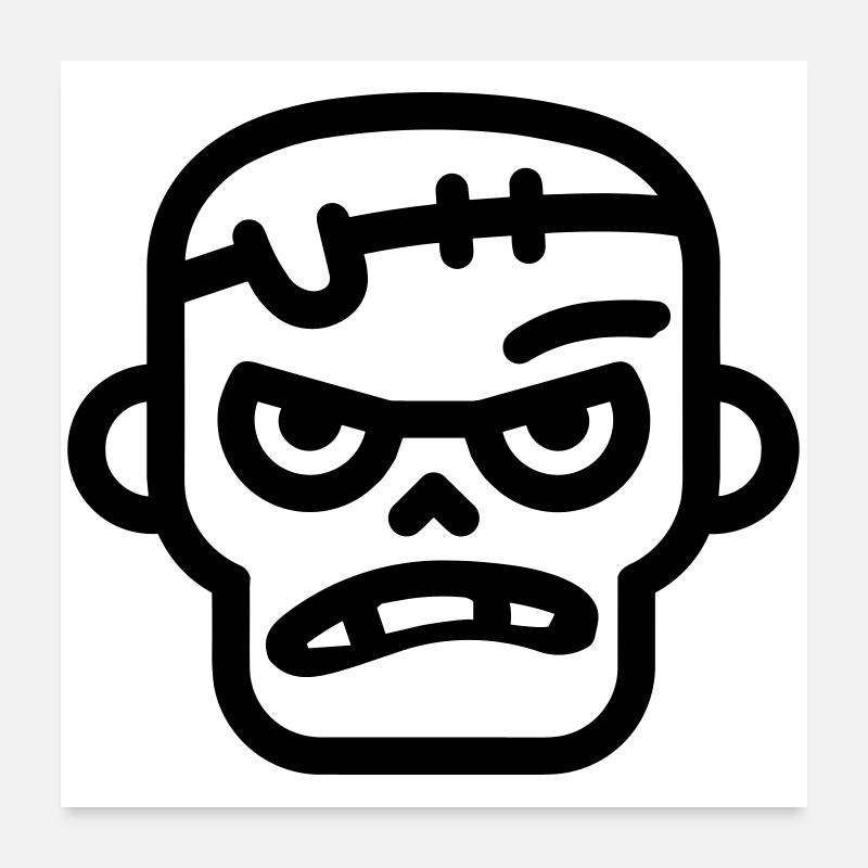 zombie Poster 60 x 60 cm