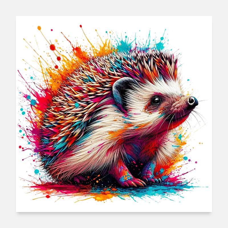 Igel Poster 60x60 cm