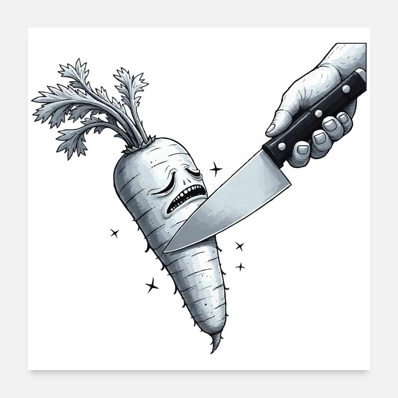 carrot Poster 24" x 24" (60x60 cm)