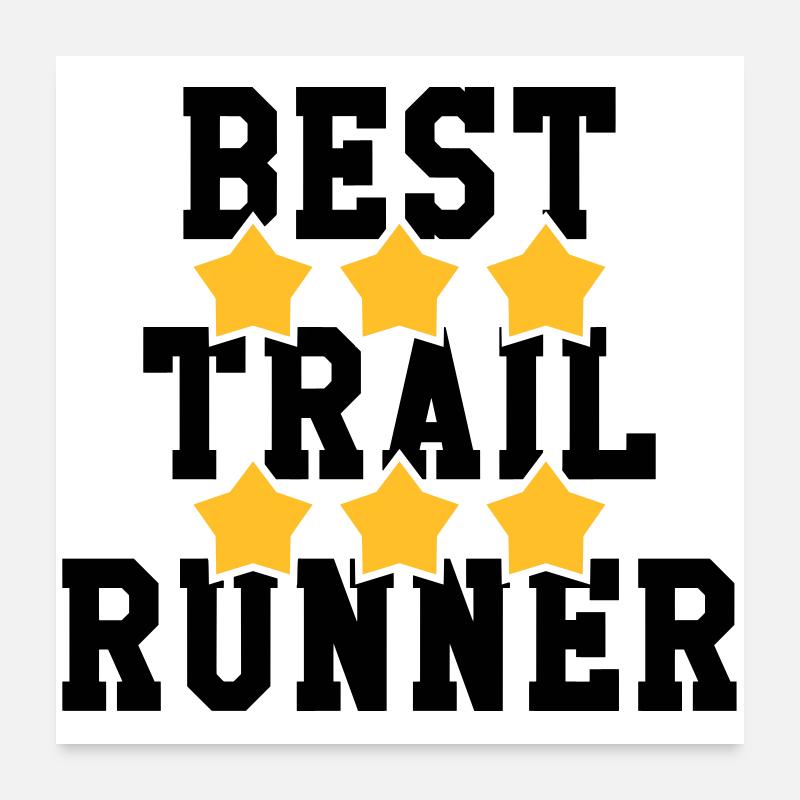 Course à Pied / Running / Jogging / Coureur Poster 60 x 60 cm