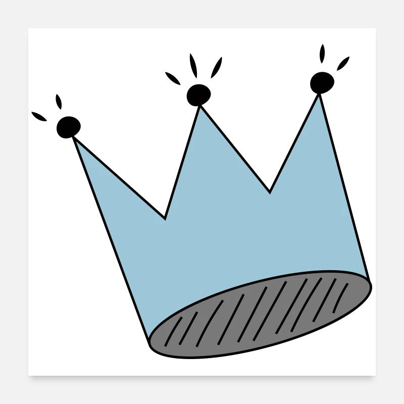 Crown Poster 24" x 24" (60x60 cm)