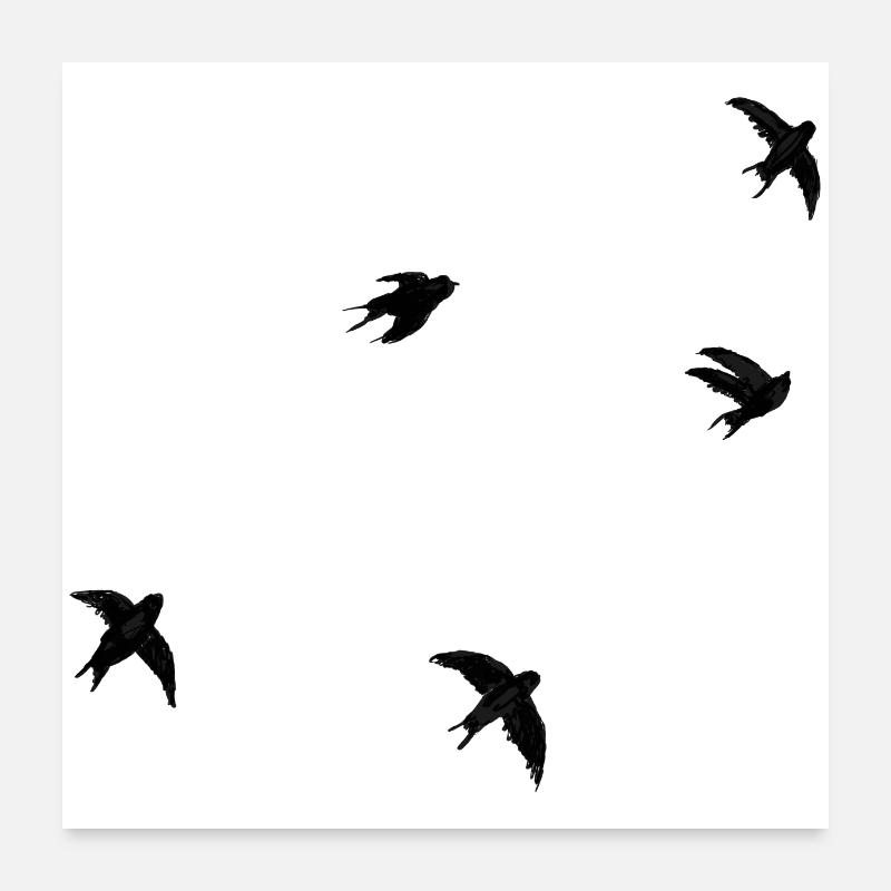 Martinets Poster 60 x 60 cm
