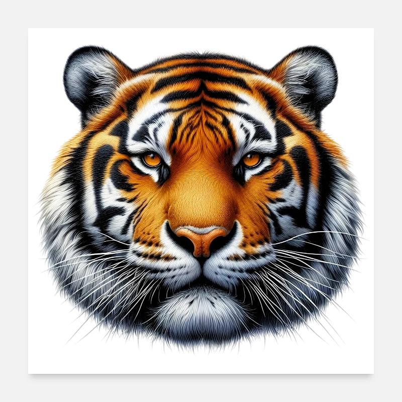 Tiger Poster 60x60 cm