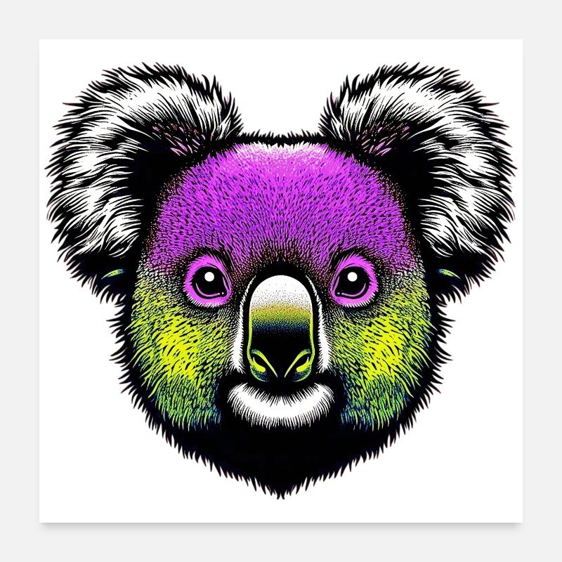 Koala Poster 60x60 cm