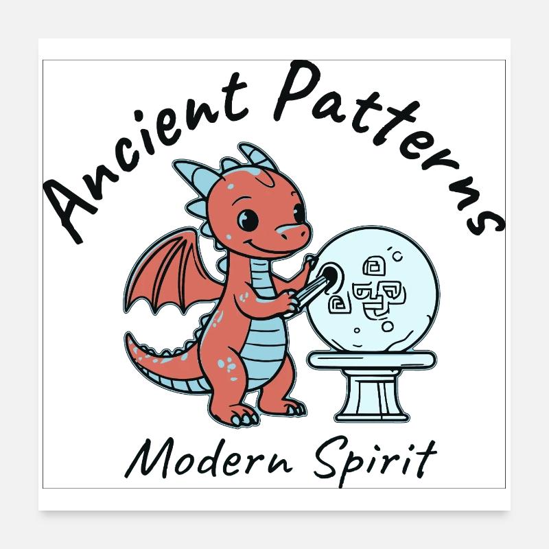 Ancient Patterns, Modern Spirit Poster 24" x 24" (60x60 cm)