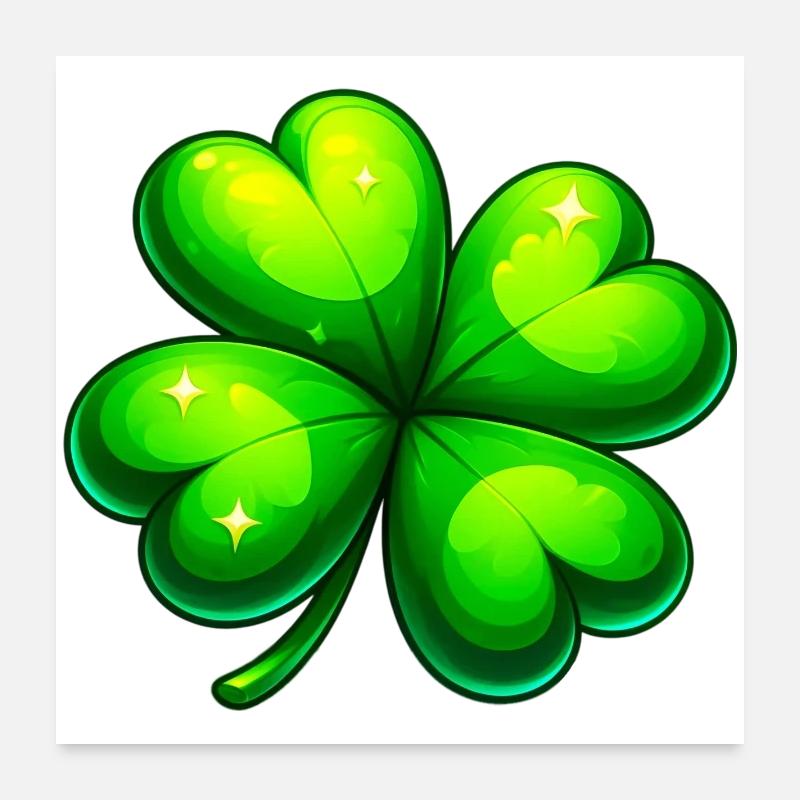Four-leaf clover Poster 24" x 24" (60x60 cm)