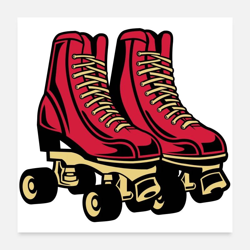 2541614 135123868 Roller Skate Poster 60 x 60 cm